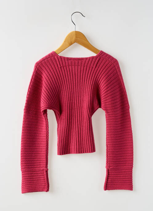 Vestă cu mâneci lungi roz POMME FRAMBOISE fată