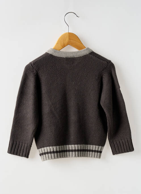 Vestă cu mâneci lungi gri P'TITES CANAILLES fată