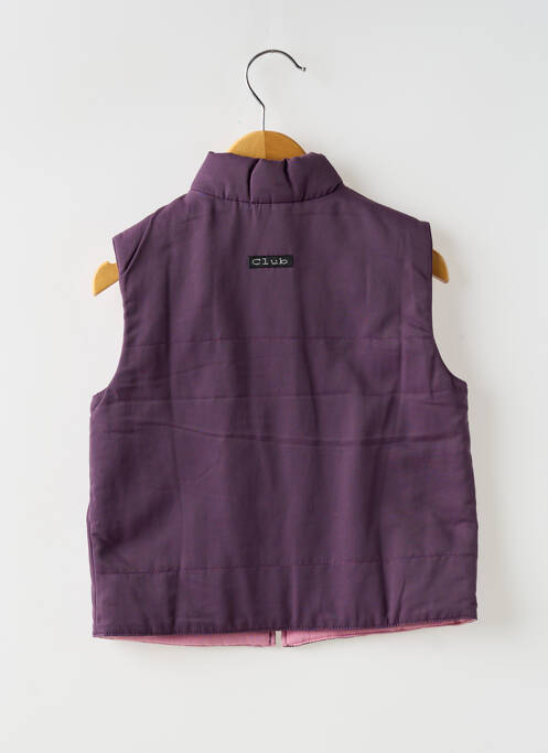 Geacă matlasată violet COUDEMAIL fată