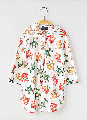 Cămașă de noapte alb COUDEMAIL fată