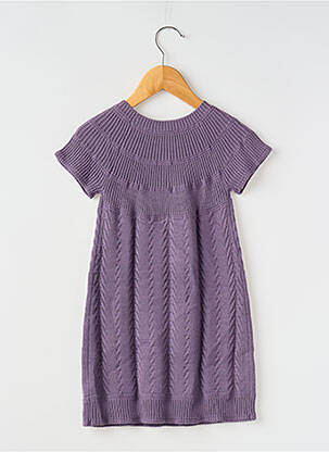 Rochie midi mâneci scurte mâneci scurte violet MAYORAL fată