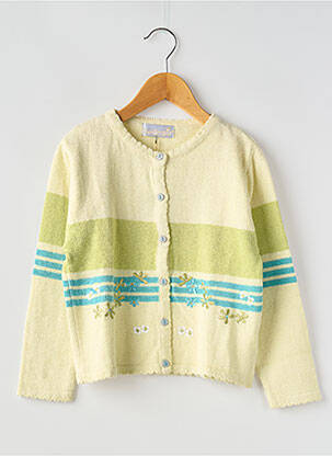 Vestă cu mâneci lungi verde BERLINGOT fată