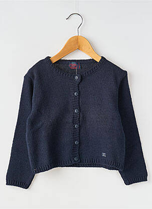 Vestă cu mâneci lungi albastru COUDEMAIL fată