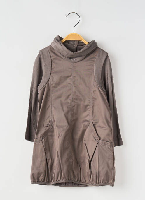 Rochie midi maro COUDEMAIL fată