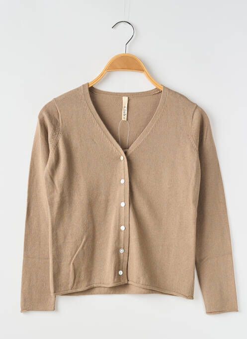 Vestă cu mâneci lungi bej CLUB copil