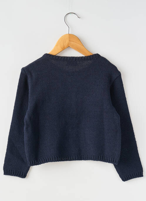 Vestă cu mâneci lungi albastru COUDEMAIL fată