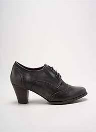 Botine/ghete material neted toc de 7 la 9 cm gri LAURA VITA femme