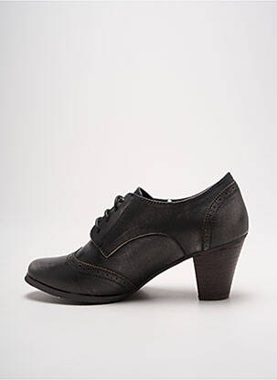 Botine/ghete material neted toc de 7 la 9 cm gri LAURA VITA femeie