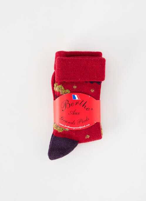 Șosete roșu BERTHE AUX GRANDS PIEDS copil