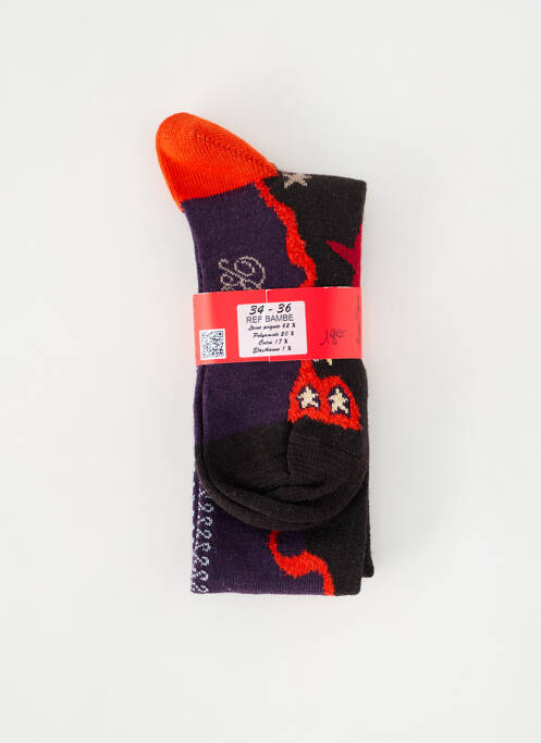 Șosete violet BERTHE AUX GRANDS PIEDS copil