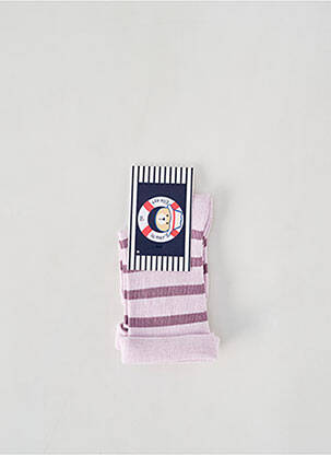 Șosete violet ELLE EST OU LA MER fată