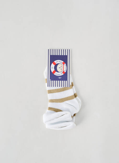 Șosete alb ELLE EST OU LA MER copil