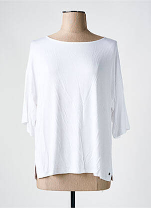 Tricou mâneci 3/4 mâneci 3/4 alb SURKANA femeie