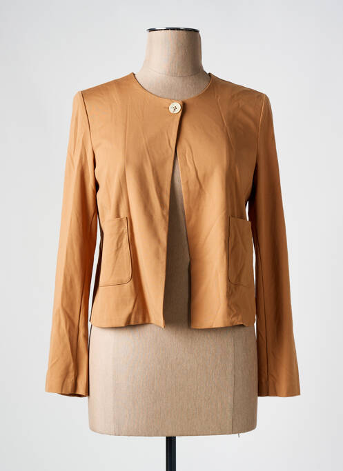 Vestă cu mâneci lungi maro SURKANA femeie