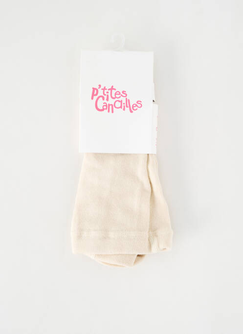 Colanți bej P'TITES CANAILLES fată