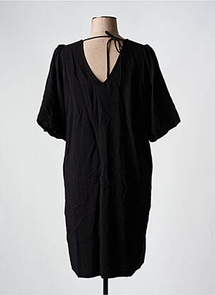 Rochie midi mâneci scurte mâneci scurte negru KAFFE femeie