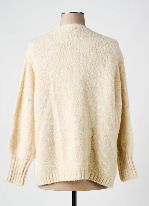 Vestă cu mâneci lungi bej SURKANA femeie