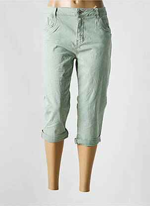 Pantalon trei sferturi verde KAROSTAR femeie