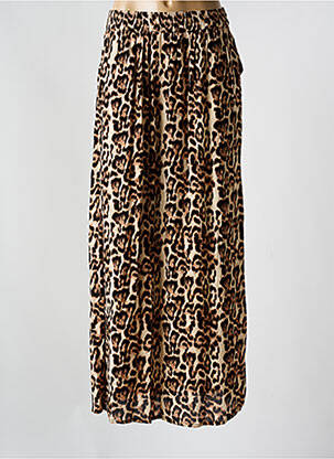 Fustă lungă maro KAFFE femeie