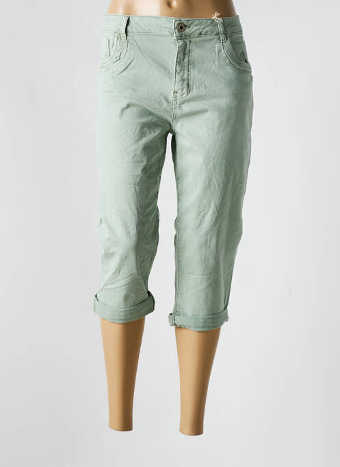 Pantalon trei sferturi verde KAROSTAR femeie