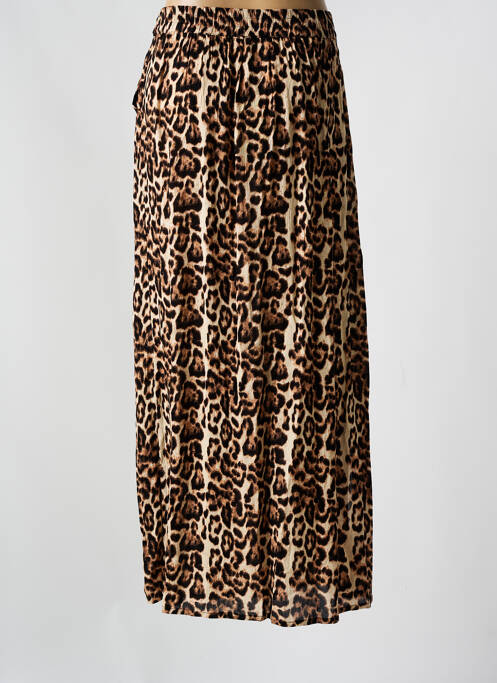 Fustă lungă maro KAFFE femeie