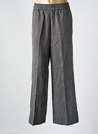 Pantalon drept talie elastică negru KAFFE femeie