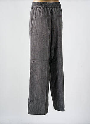 Pantalon drept talie elastică negru KAFFE femeie
