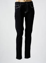 Blugi cu croială slim buzunare negru BS JEANS femme