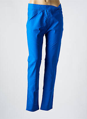 Pantalon slim talie elastică albastru CHRISTY femeie