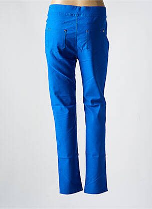 Pantalon slim talie elastică albastru CHRISTY femeie