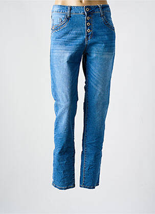 Blugi cu croială slim albastru KAROSTAR femeie