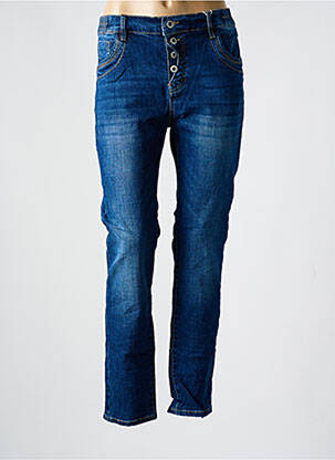 Blugi cu croială slim albastru KAROSTAR femeie