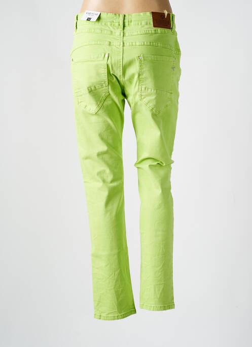 Pantalon slim verde KAROSTAR femeie