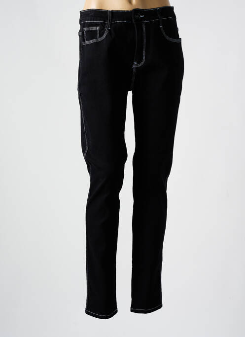 Blugi cu croială slim negru BS JEANS femeie