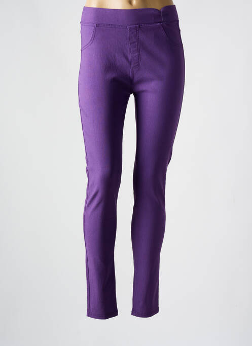 Pantalon slim violet CHRISTY femeie