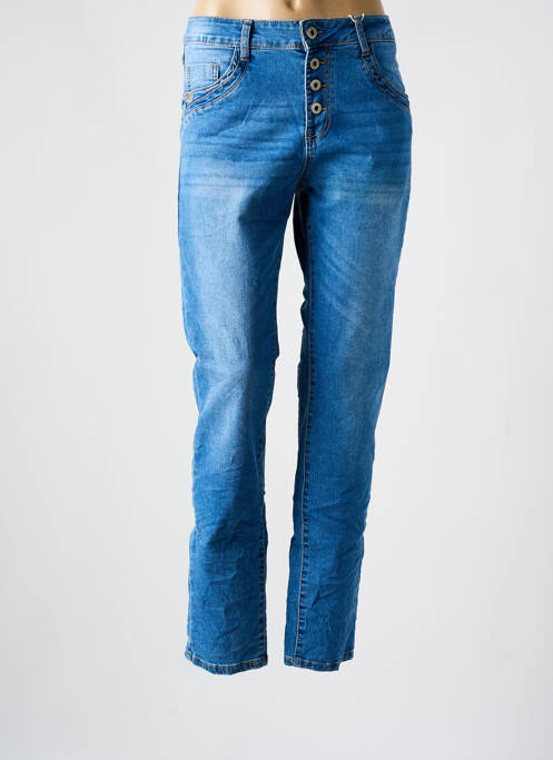 Blugi cu croială slim albastru KAROSTAR femeie