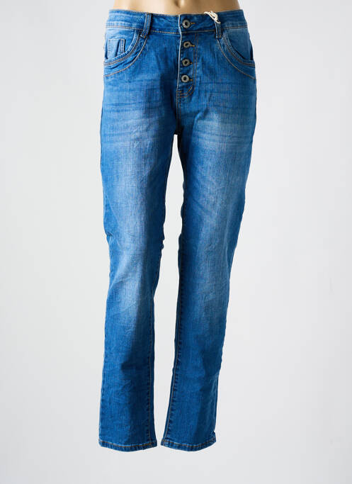 Blugi cu croială slim albastru KAROSTAR femeie