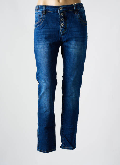 Blugi cu croială slim buzunare albastru KAROSTAR femme