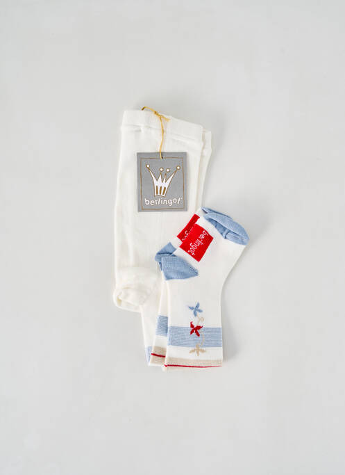 Colanți alb BERLINGOT fată