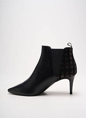 Botine/ghete material neted toc de 7 la 9 cm negru JB MARTIN femeie