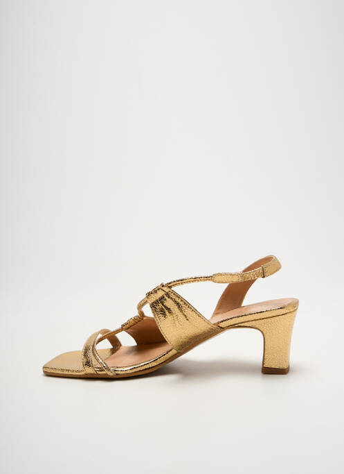 Sandale/Pantofi decupați auriu ANAKI femeie