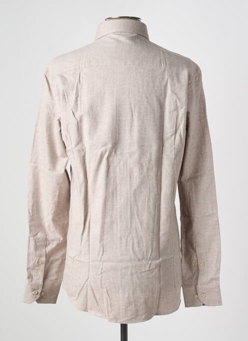 Cămașă cu mâneci lungi bej BRIGHTON bărbat