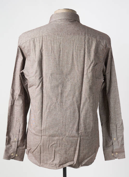 Cămașă cu mâneci lungi maro BRIGHTON bărbat