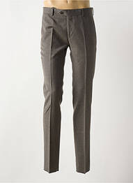Pantalon slim elasticitate mărime normală gri LANIFICIO homme
