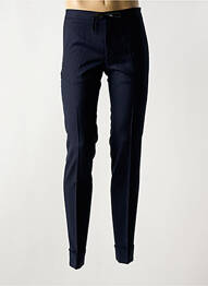 Pantalon slim țesătură poplin mărime normală albastru REDA homme
