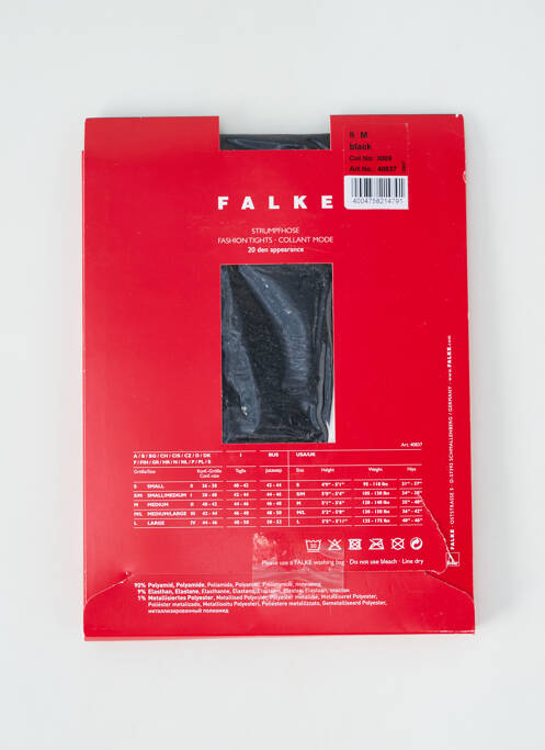 Colanți negru FALKE femeie