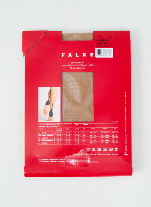 Colanți piele FALKE femeie