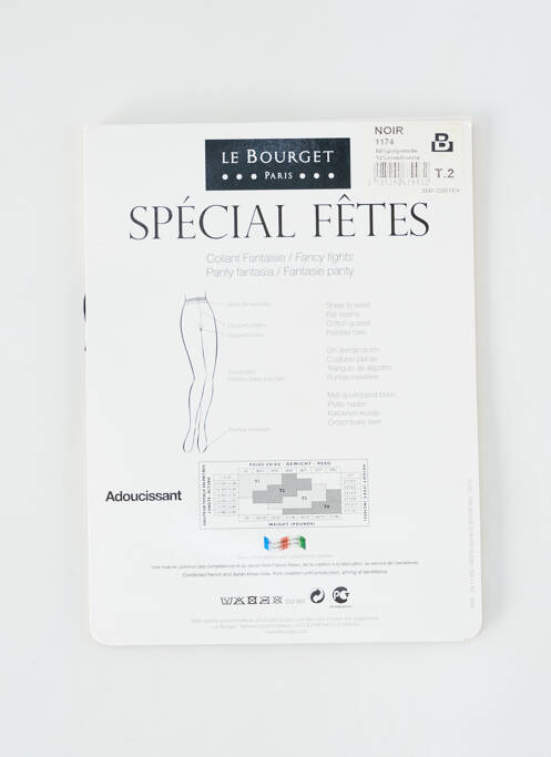 Colanți negru LE BOURGET femeie