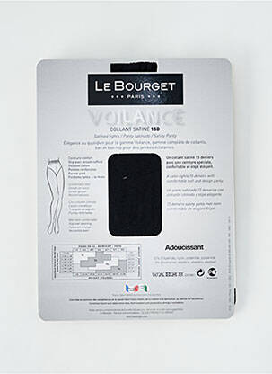 Colanți dres/colanți negru LE BOURGET femeie