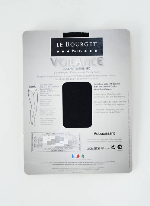 Colanți negru LE BOURGET femeie